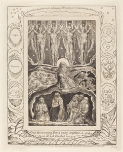 1825年の「創造」。 作： William Blake
