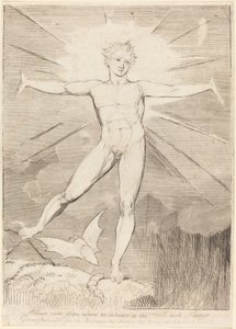 アルビオン・グラッド・デイのダンス」、18031810年頃。 作： William Blake