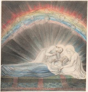聖ヨセフの死 作： William Blake