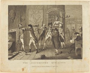 The Discomfited Duellists, 1784. 作： William Blake