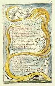 神の像、1789 作： William Blake