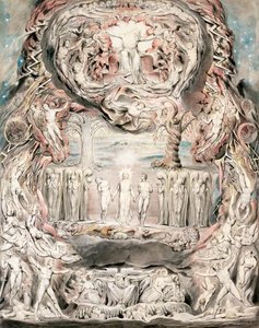 人間の堕落」、1780年から1827年頃 作： William Blake