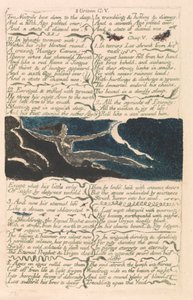 Ensimmäinen Urizenin kirja, levy 11, "Kaksi sierainta taipuivat syvälle..." (Bentley 13) 作： William Blake