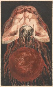 ユリゼンの最初の本、プレート 16 (ベントレー 17) 作： William Blake