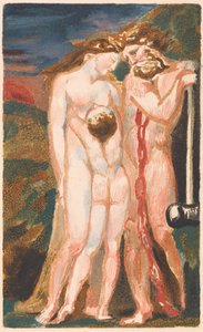 The First Book of Urizen, Plate 18 (Bentley 21)   1436754   ja       japanese Successfully Translated  Original: John Mudge M.D. Translat: John Mudge M.D. 1447632 ja japanese Successfully Translated Original: Military Encampment with Forts on Hills Behind  作： William Blake