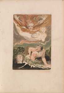 ウリゼンの最初の本、プレート4（ベントレー24） 作： William Blake