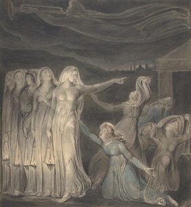 賢いおとめと愚かなおとめの譬え」1799年～1800年頃 作： William Blake