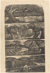 ウェルギリウスの牧師 作： William Blake