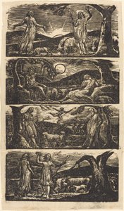 ウェルギリウスの牧師 作： William Blake
