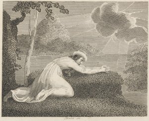 ペルシャ、太陽、雲 作： William Blake