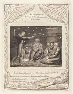エリフの怒り 作： William Blake