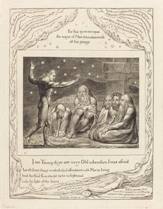 エリフの怒り 作： William Blake