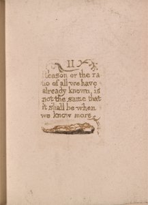 自然の宗教、プレート11、IIの理由または比率はありません。 。 。 。 （ベントレーb4） 作： William Blake