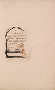自然の宗教はありません、プレート7、Vマンの欲望。 。 。 。 （ベントレーa8） 作： William Blake