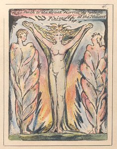 グレイトハーベスト＆ヴィンテージズオブザネイションに出かけるには、1811年頃 作： William Blake