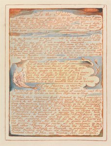「一般に...」、「エルサレム」のプレート3 作： William Blake