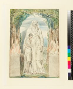 不明な画像 作： William Blake
