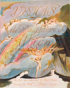 アルビオンの娘たちのビジョン、1793 作： William Blake