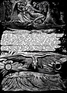 ウィリアムブレイク1757-1827、イギリスの神秘家、詩人、画家、彫刻家、1804-1820年 作： William Blake