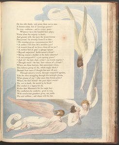 Young&39;s Night Thoughts、Page 41、One radiant Mark、the Deathbed of the Just 作： William Blake