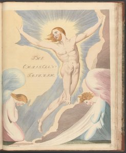 ヤングの夜の考え、65ページ、第4の夜、クリスチャンの勝利。 作： William Blake