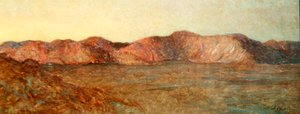 エル・カブの砂漠、アフターグロウ 作： William Blake Richmond
