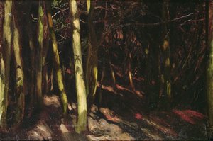 木」1890年頃（油彩・ボード） 作： William Blake Richmond