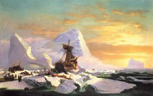 氷に砕かれた 作： William Bradford
