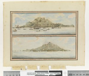 Opp.p.276に掲載されています。1791年8月、ミンダナオ島の端にあるハンモック島の北東側。1791年8月」と「Pulo SanguyのNE.サイド。S. 4 degrees Et S. 60 degrees W. Augt 1791
