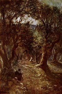 ゲッセマネの園で祈るイエス 作： William Brassey Hole
