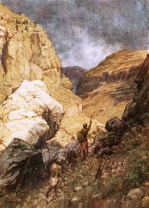 ペリシテ人の前哨基地に挑むジョナサン 作： William Brassey Hole