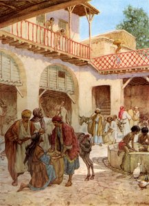 旅館のジョセフの兄弟。 彼の袋の中のすべての人のお金。 - 聖書 作： William Brassey Hole