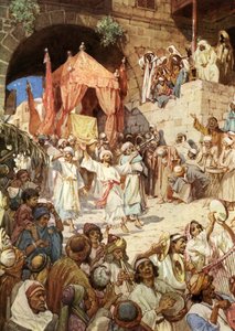 ダビデ王が箱をエルサレムに持ち込んだ-聖書 作： William Brassey Hole