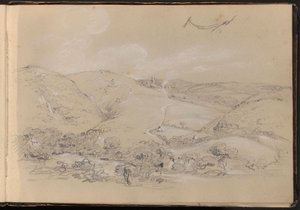 丘と谷のシーン 作： William Brockedon