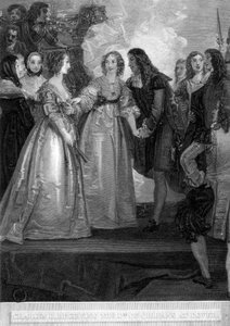チャールズ2世は1670年1804年にドーバーでオルレアン公爵夫人を受け取りました。 作： William Bromley