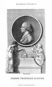ジョセフプリーストリー、イギリスの化学者および長老派の牧師、1791年 作： William Bromley