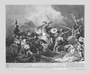 ヘイスティングスの戦い、c1804。 作： William Bromley