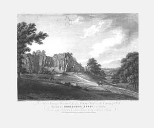 エグルストン修道院、c1782。