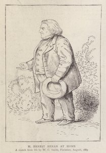 アーネスト・ルナン、フランスの哲学者・宗教史家、自宅で死去 作： William C. Smith
