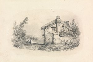 風景の中のコテージ 作： William Callow