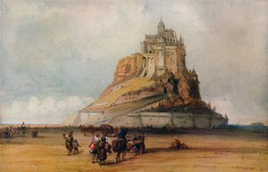 モンサンミッシェル、c1861 作： William Callow