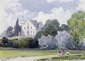 ビクトリア女王の夫である王子の夫婦の生誕地、ロゼナウのお土産 作： William Callow