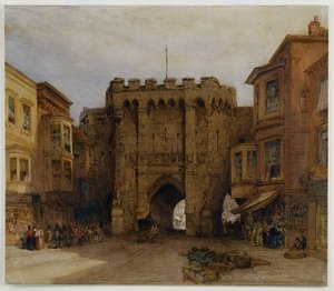 バーゲート、サウサンプトン、1888 作： William Callow