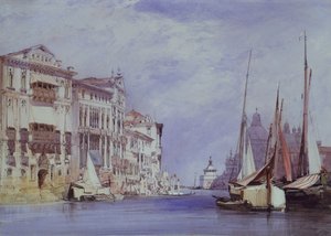ベニスの大運河 作： William Callow