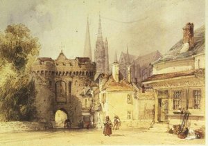 シャルトルのギョーム門 作： William Callow