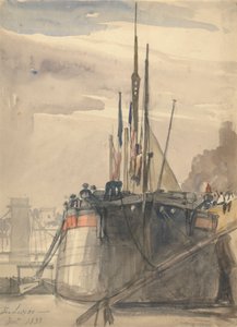 ルクソール、パリ、1833 年 12 月 作： William Callow