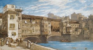 ヴェッキオ橋、フィレンツェ、1877