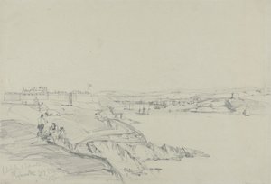 Royal Citadel ja Cattewater, Plymouth 作： William Callow