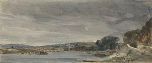 サン クラウドのセーヌ川 作： William Callow