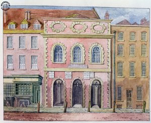 キングスシアター、ヘイマーケット、1783 作： William Capon